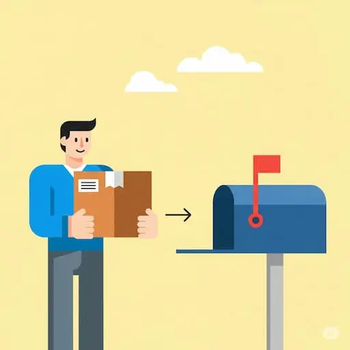 Ilustrasi Kirim Paket